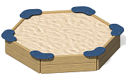 песочница пс-33 для детской площадки