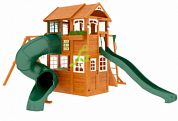 детский комплекс igragrad fast клубный домик 2 с трубой и рукоходом luxe