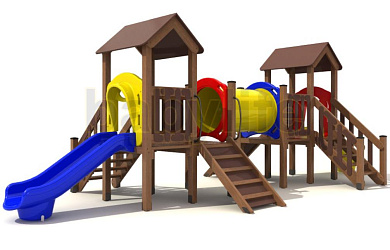 игровой комплекс actiwood aw-20 для детской площадки