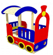 игровой макет локомотив cки 055 для детских площадок 
