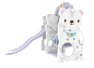 Игровой комплекс Toy Monarch CHD-101 Мишка полярный с качелями 