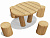Столы, стульчики и лавочки Эко для  детских площадок