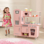 Детская деревянная кухня KidKraft Винтаж розовая