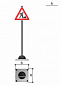 Дорожный знак Romana Дорожные работы 057.96.00-03 для детской площадки