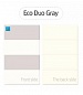 Коврик-мат складной AlzipMat Color Folder Eco Duo Grey детский
