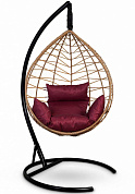 подвесное кресло-кокон laura outdoor alicante ali рыжее