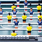Игровой стол - футбол DFC Tottenham ES-ST-3011 4 фута