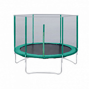 батут кмс trampoline 6 футов с защитной сеткой зеленый
