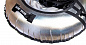 Надувные санки-тюбинг RT Neo чёрно-серый металлик 105 см