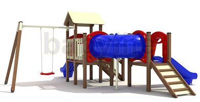 игровой комплекс actiwood aw-19 для детской площадки