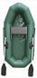 Гребная надувная лодка Лидер Компакт 200 зеленая