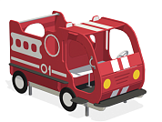 игровой комплекс пожарная машинка ио-10.1 для детской площадки