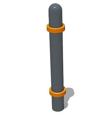 столб с хомутами 25045 