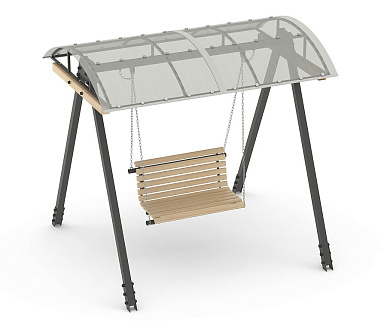 Качели Romana 108.68.00 с навесом для парков и зон отдыха