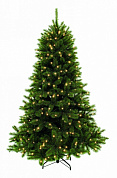 елка искусственная triumph лесная красавица зеленая + 400 ламп 73706 230 см