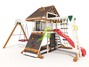 детский комплекс igragrad premium крепость фани с рукоходом дерево модель 2