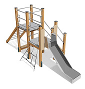 детский игровой комплекс вст 5515/1 для уличной площадки
