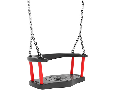 подвес стандарт п-07.1 со спинкой резиновый для детской площадки