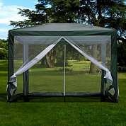 садовый шатер с сеткой афина-мебель afm-1061na green (2х3)