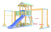 детская деревянная площадка савушка 15 color-8 для дачи
