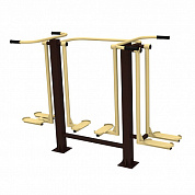 уличный тренажер sport-fora шаговый-маятник-хипс yt44 для спортивной площадки