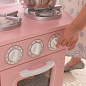 Детская деревянная кухня KidKraft Винтаж розовая с белым
