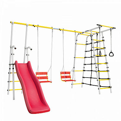 уличный спортивный комплекс romana богатырь плюс 2 103.12.06 + качели цепные