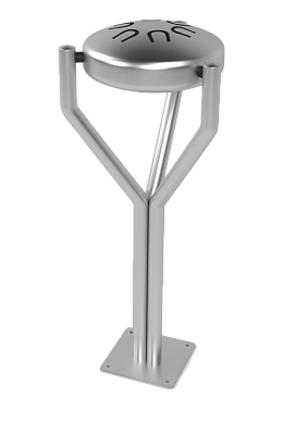 музыкальный инструмент лепестковый барабан – 6 эко-291001 для детской площадки