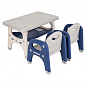 Набор мебели Pituso cтол+2 стульчика UN-ZY02-2 синий
