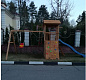 Детская деревянная площадка Можга Спортивный городок 5 с качелями крыша дерево СГ5-Р912
