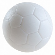 мяч для футбола пластик d36 мм белый