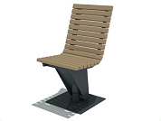 уличное кресло тип 1 поворотное для зон отдыха