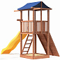 Детская деревянная площадка Можга Спортивный городок 5 крыша тент 