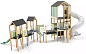 Детский комплекс Эко-play ДГ.ЭП027 для игровой площадки