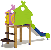 горка избушка 08306.24 h=1000 для детской площадки