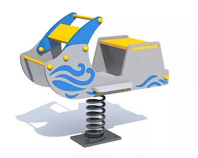 качалка на пружине скутер кчбл.п021 для детской площадки 