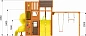 Детский комплекс Igragrad Fast Клубный домик 4 Luxe с двумя горками