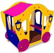 детский игровой домик карета 3 им107 для улицы