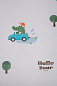 Складной детский коврик Eco Clean Лесные гонки 210x140x1.3 см EC-243-IF
