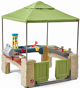 детский игровой дворик с навесом step2 шатер 874199