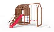 детская площадка максон сканди сказка 5 деревянная для дачи