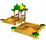 песочный комплекс дворик п040 для детской площадки