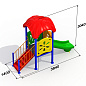 Детский комплекс Малютка 2.2 для игровой площадки
