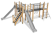 детский игровой комплекс вст 5519/1 для уличной площадки
