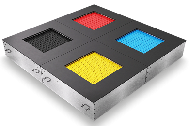 встраиваемый батут шашки 270х270 для детских площадок