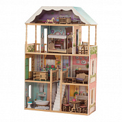деревянный кукольный дом kidkraft шарллота для барби