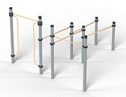 спортивный комплекс romana 501.36.01 для уличной площадки