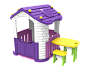 Игровой домик Toy Monarch CHD-355 со столиком и стульчиками