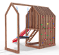 Детская площадка Максон Сканди Сказка 6 деревянная для дачи