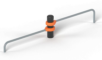 Упоры для отжиманий Romana 501.78.01 для уличных спортивных площадок